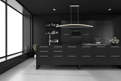 Arc LED 1 Light Linear Chandelier Chrome