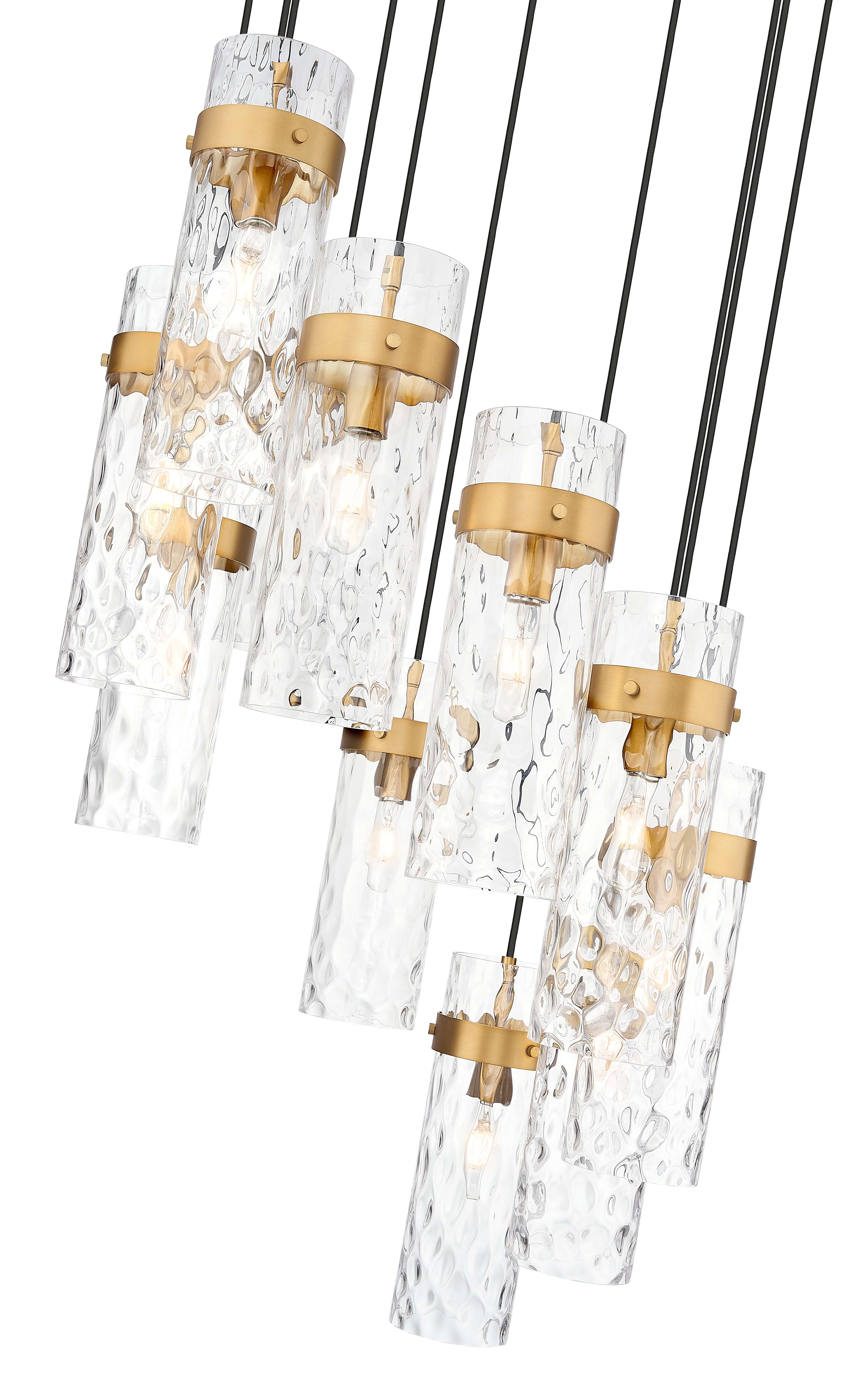 Fontaine 11 Light Chandelier Rubbed Brass
