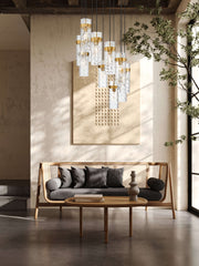 Fontaine 11 Light Chandelier Rubbed Brass