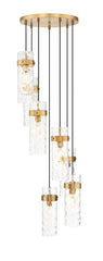 Fontaine 7 Light Chandelier Rubbed Brass