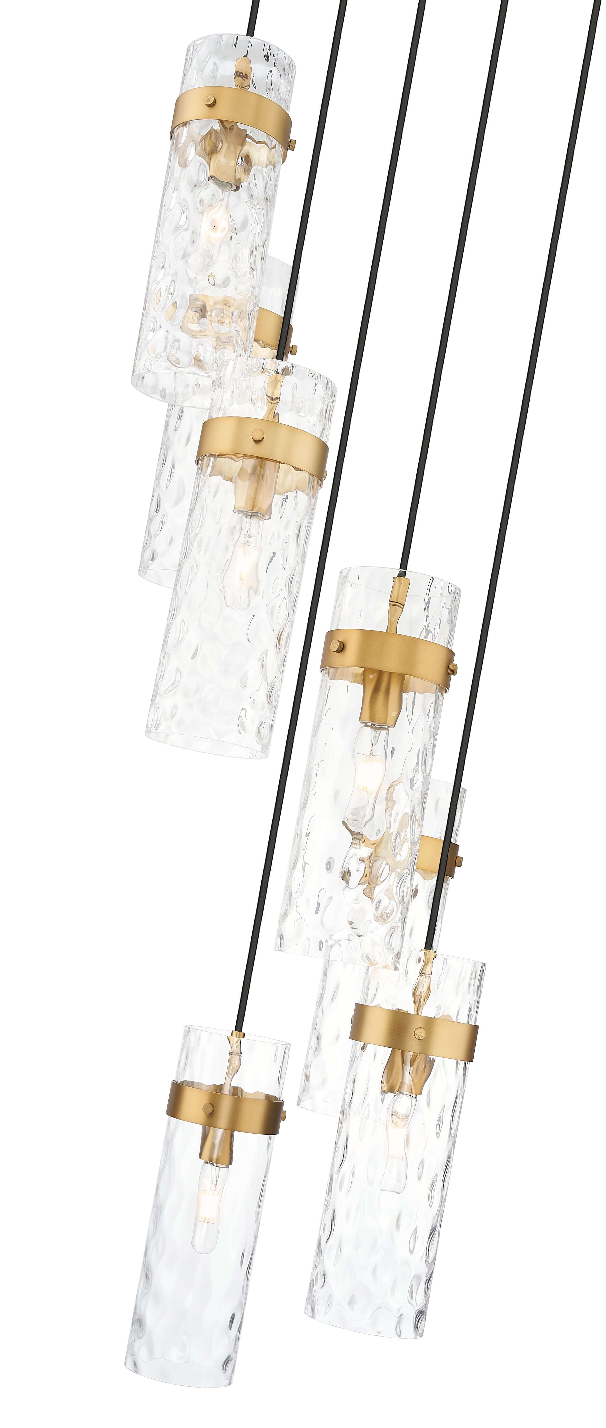 Fontaine 7 Light Chandelier Rubbed Brass