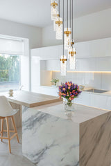 Fontaine 7 Light Chandelier Rubbed Brass