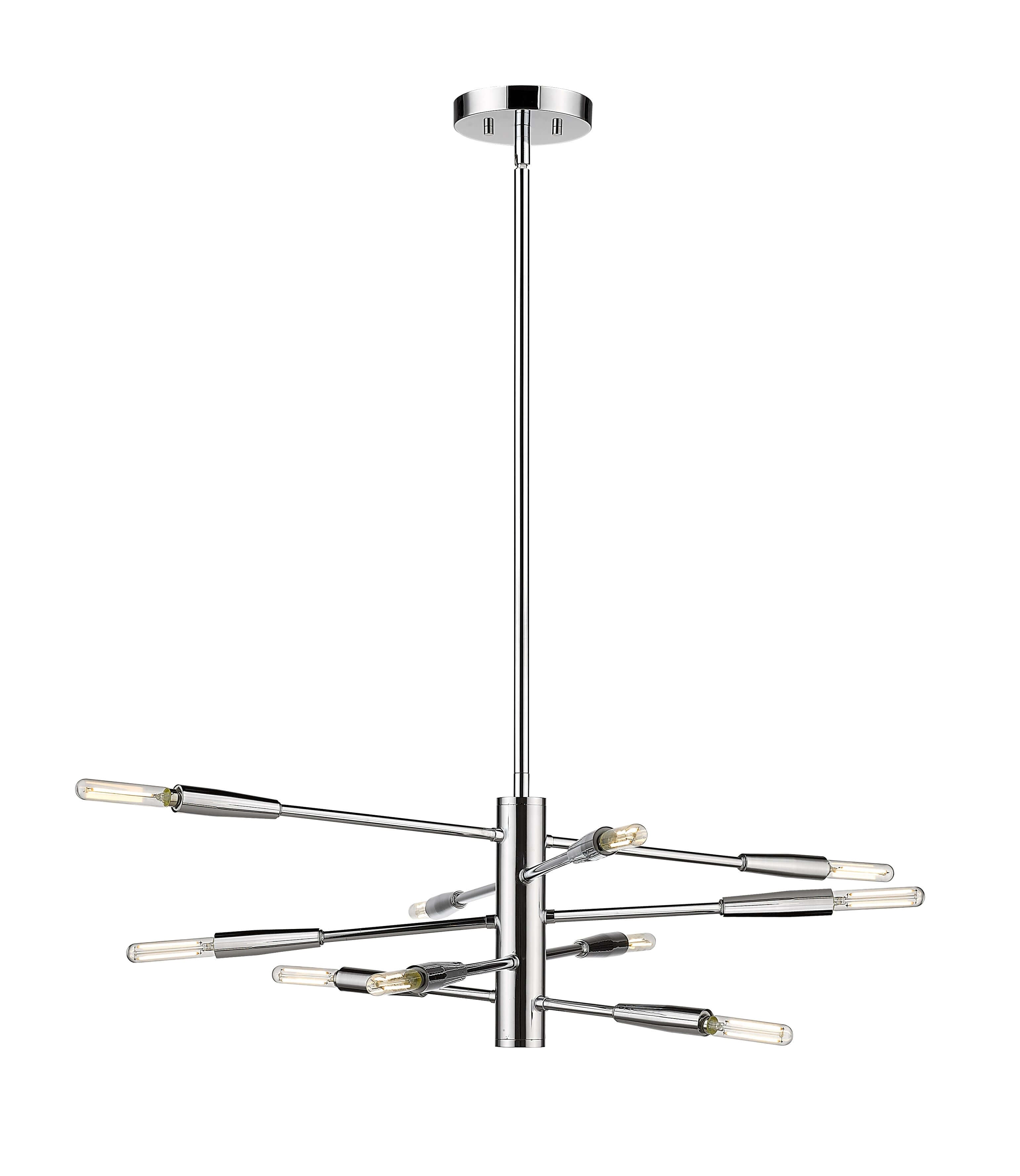Ascension 10 Light Chandelier Chrome