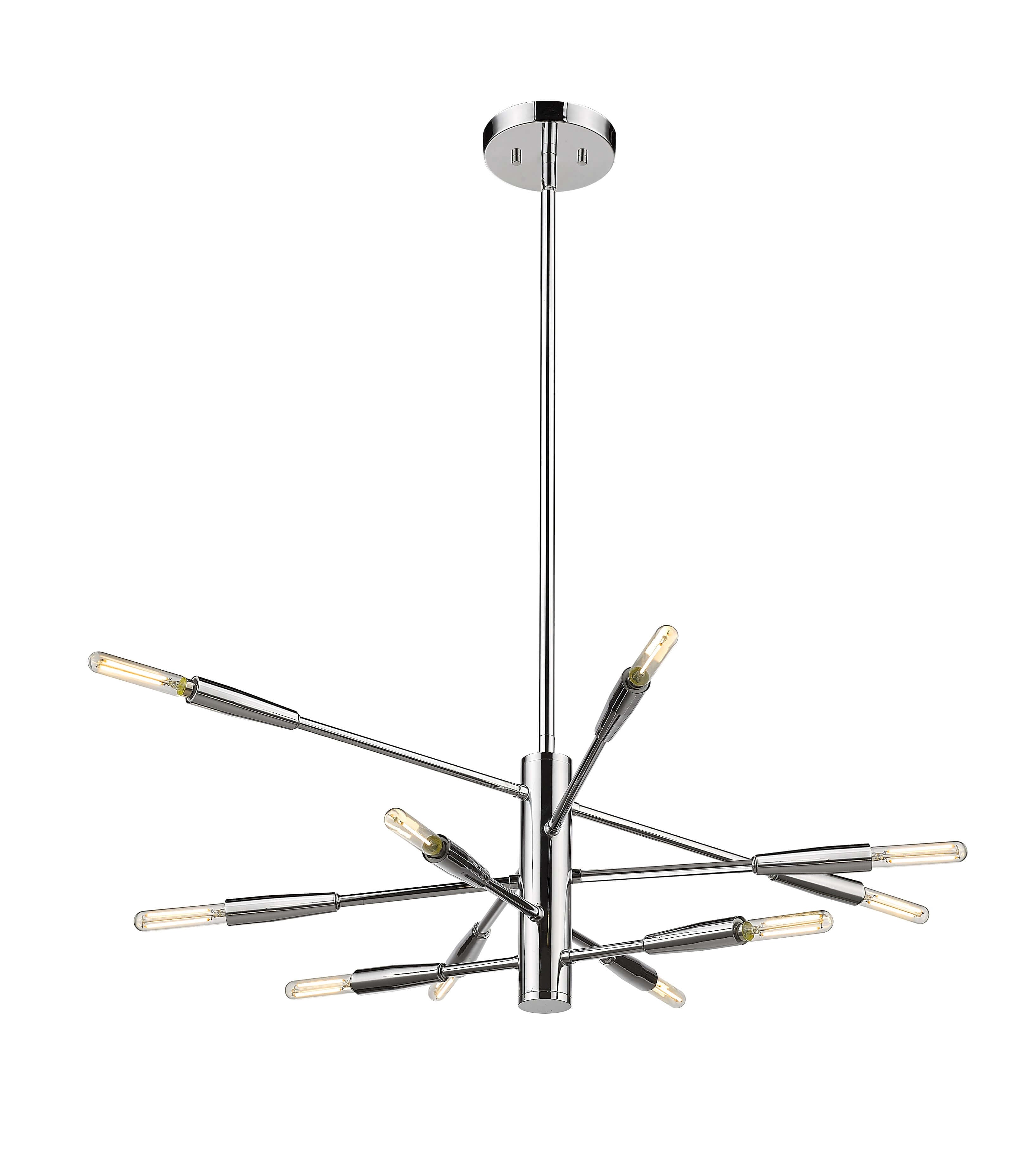Ascension 10 Light Chandelier Chrome