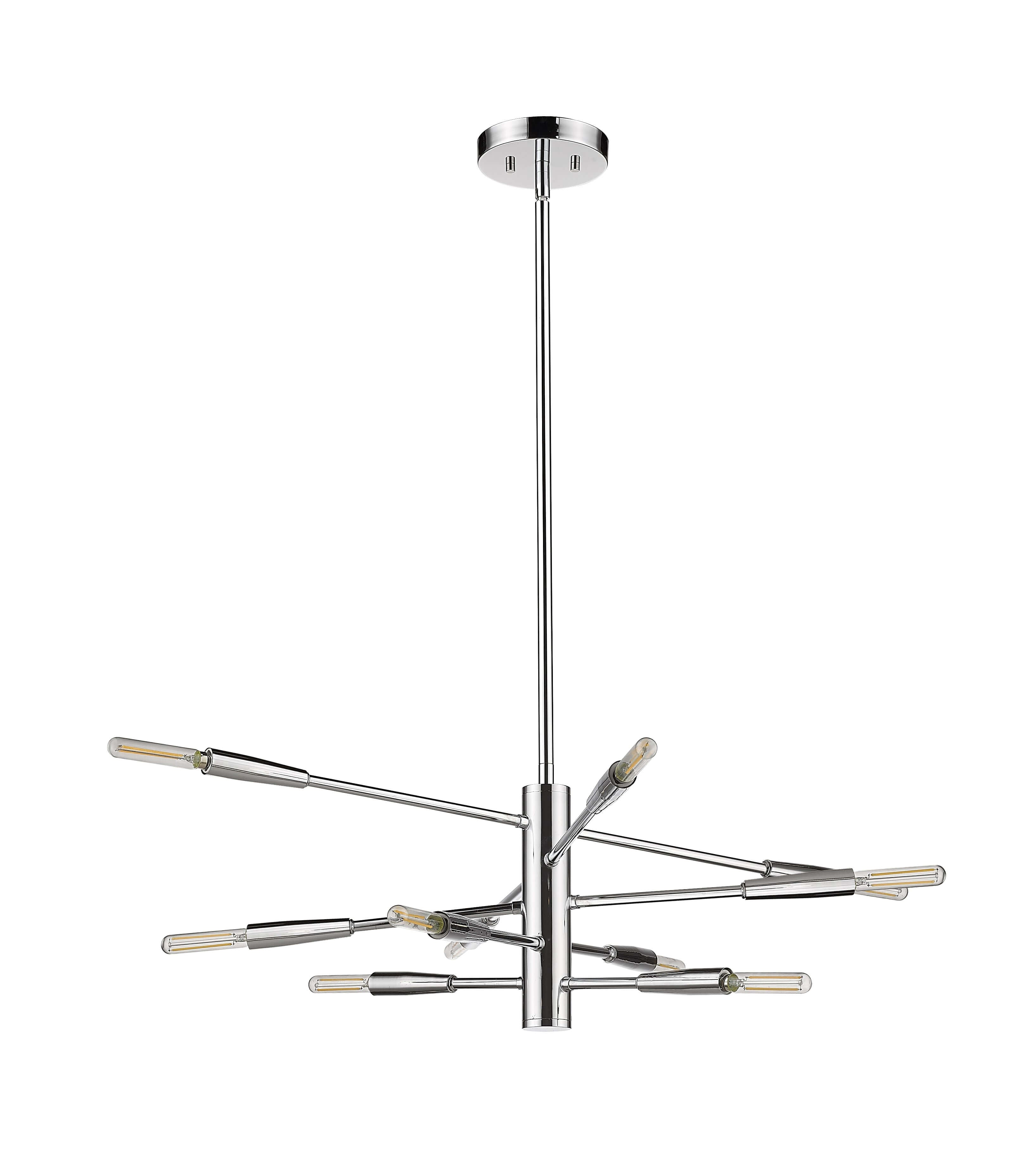 Ascension 10 Light Chandelier Chrome