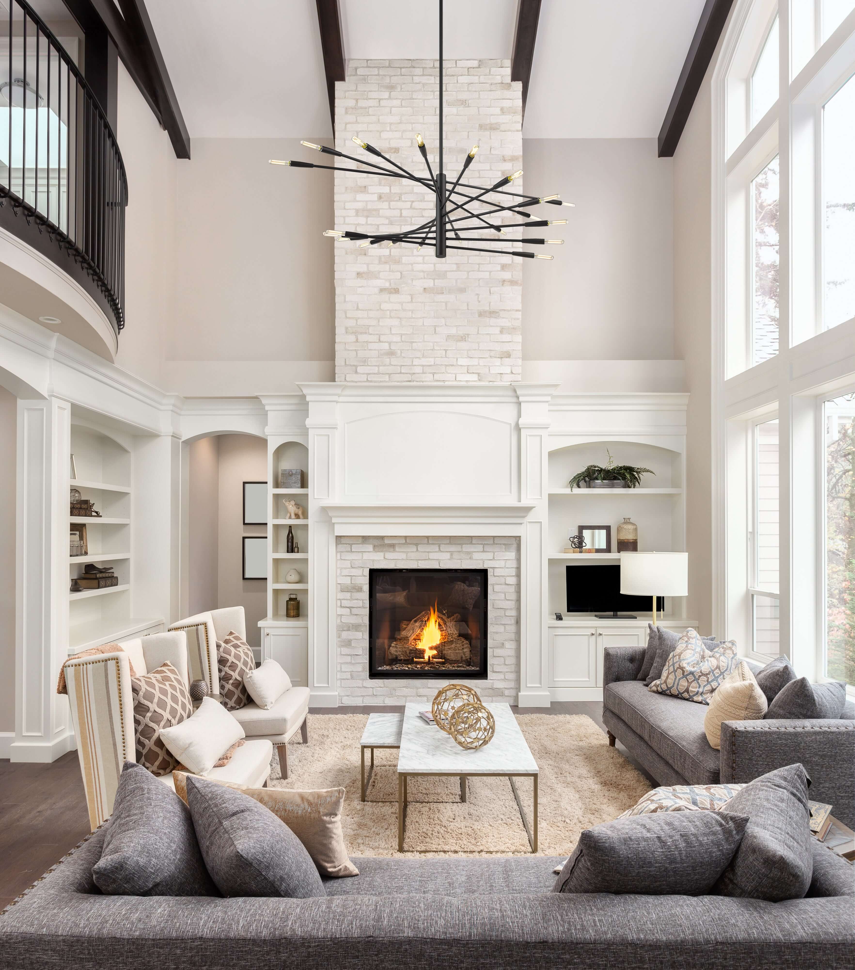 Ascension 20 Light Chandelier Matte Black