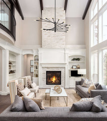 Ascension 20 Light Chandelier Matte Black