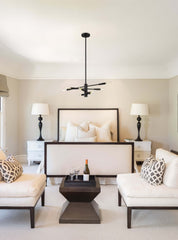 Ascension 8 Light Chandelier Matte Black