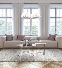 Leila 5 Light Chandelier Brushed Nickel