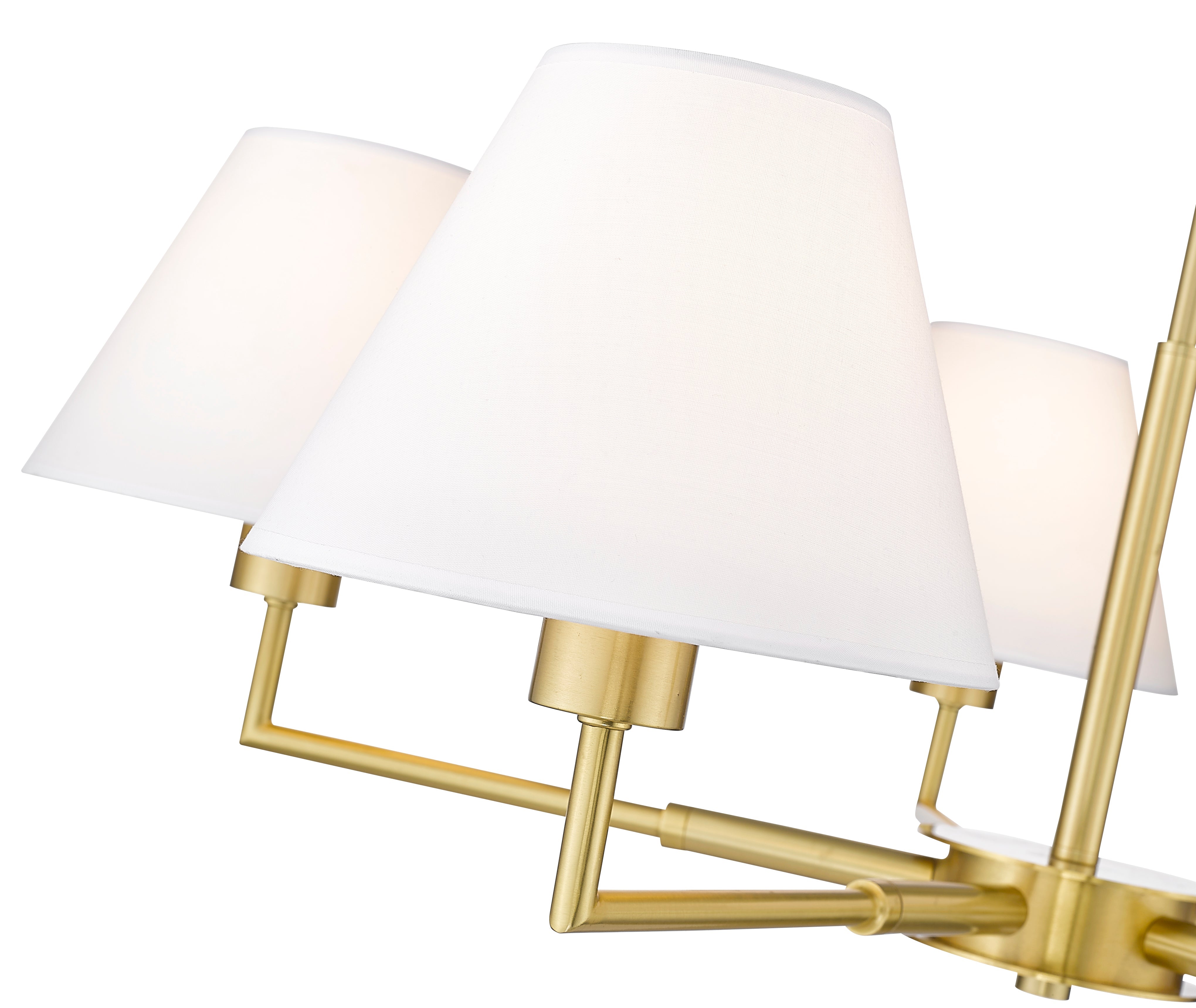 Leila 5 Light Chandelier Luxe Gold