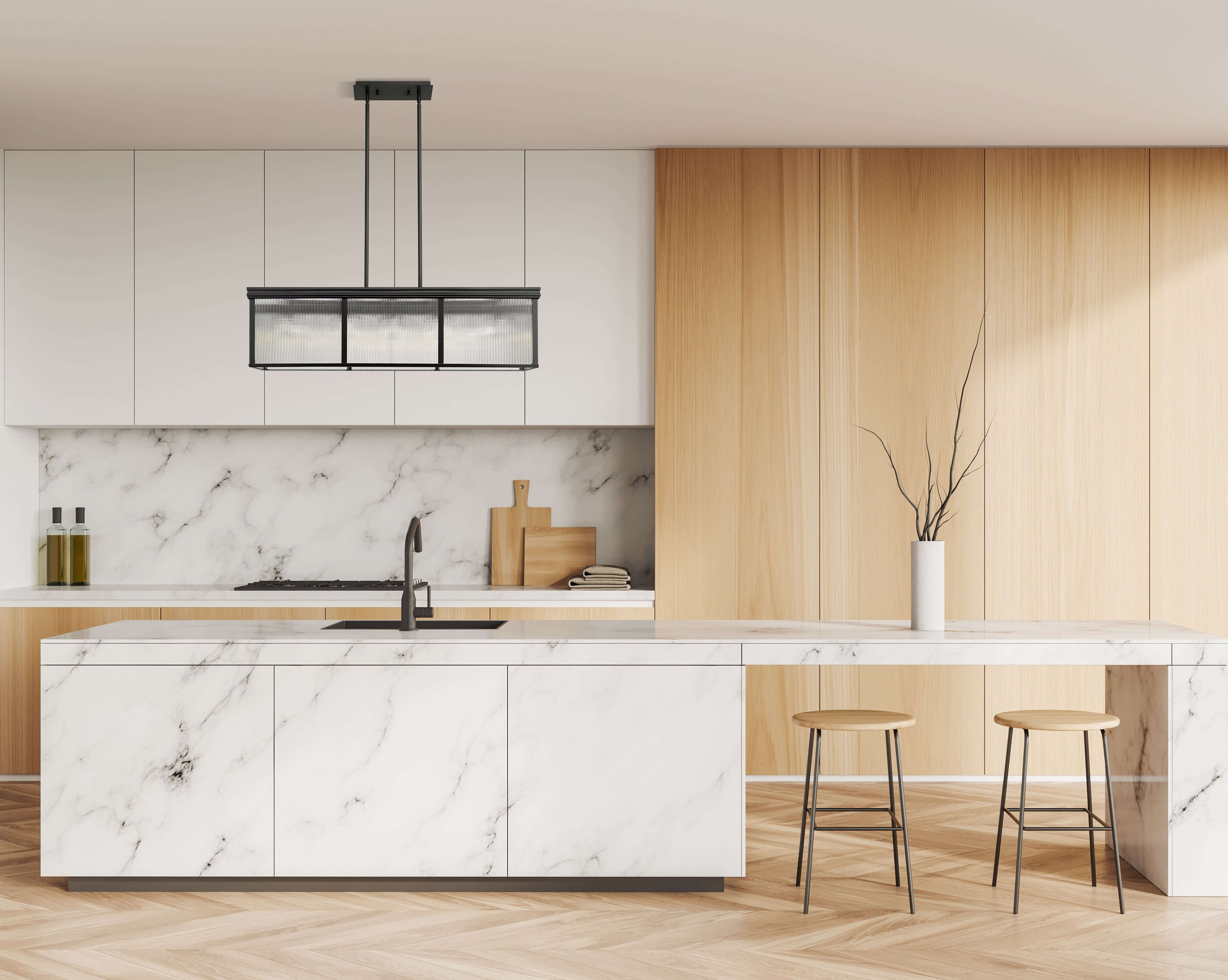 Carnaby 10 Light Pendant Matte Black