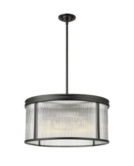 Carnaby 6 Light Chandelier Matte Black