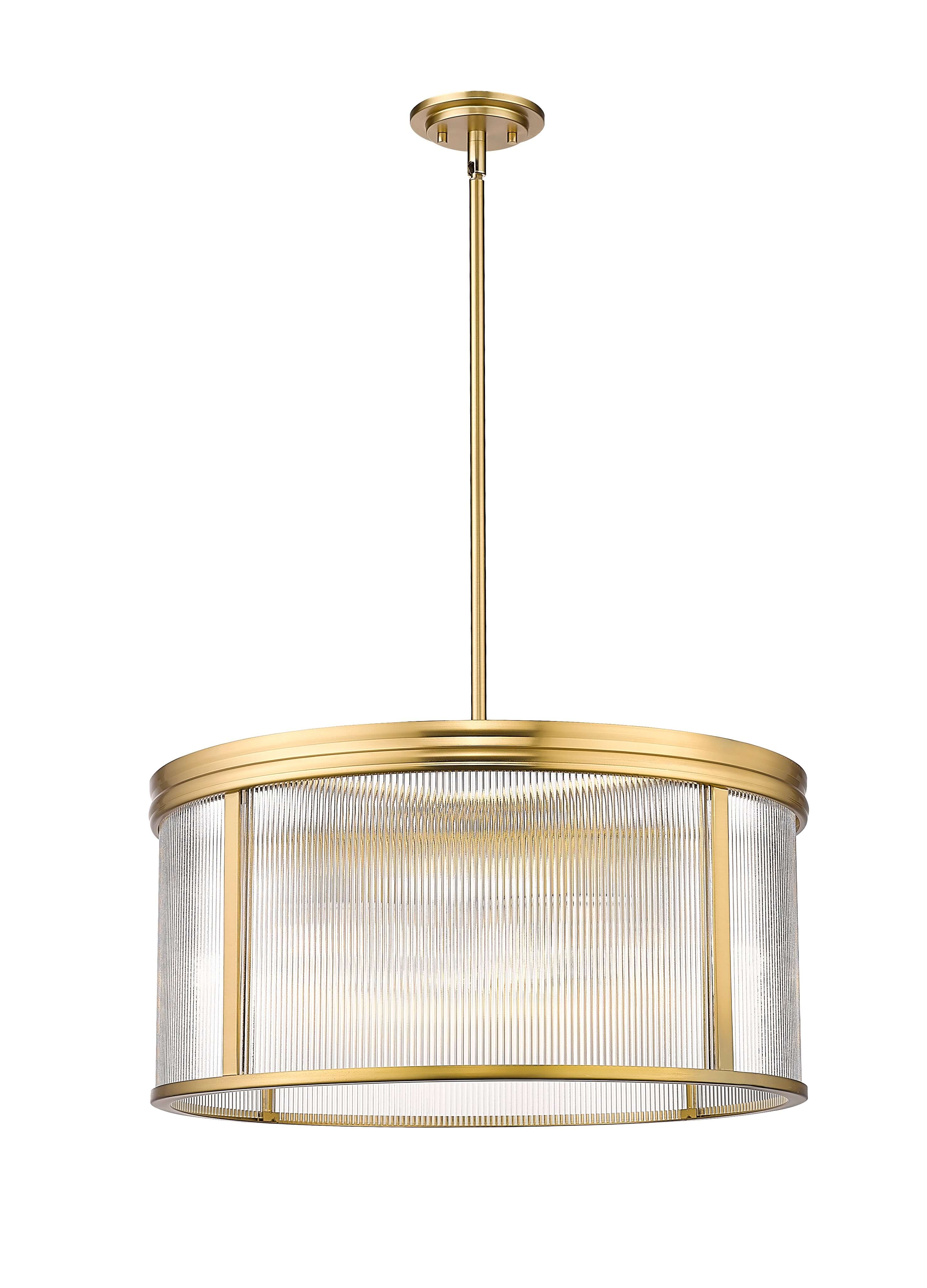 Carnaby 6 Light Chandelier Modern Gold