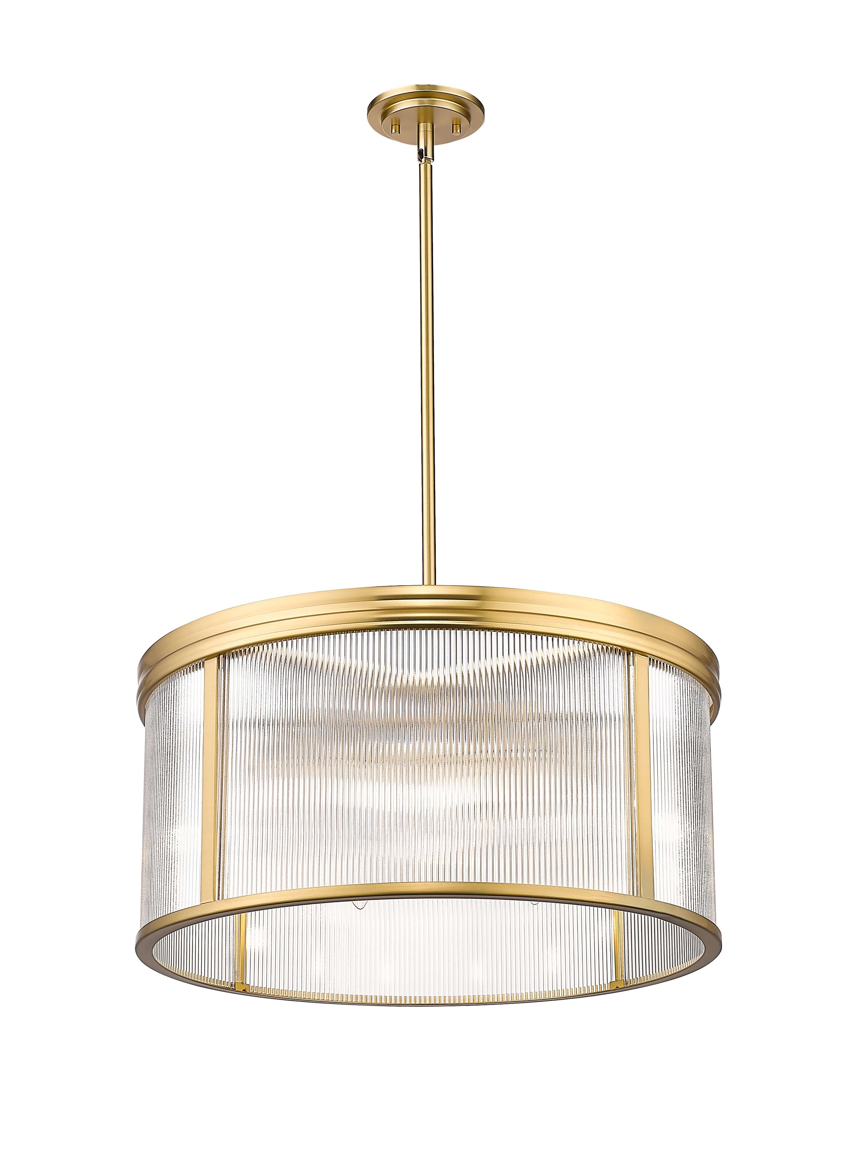 Carnaby 6 Light Chandelier Modern Gold