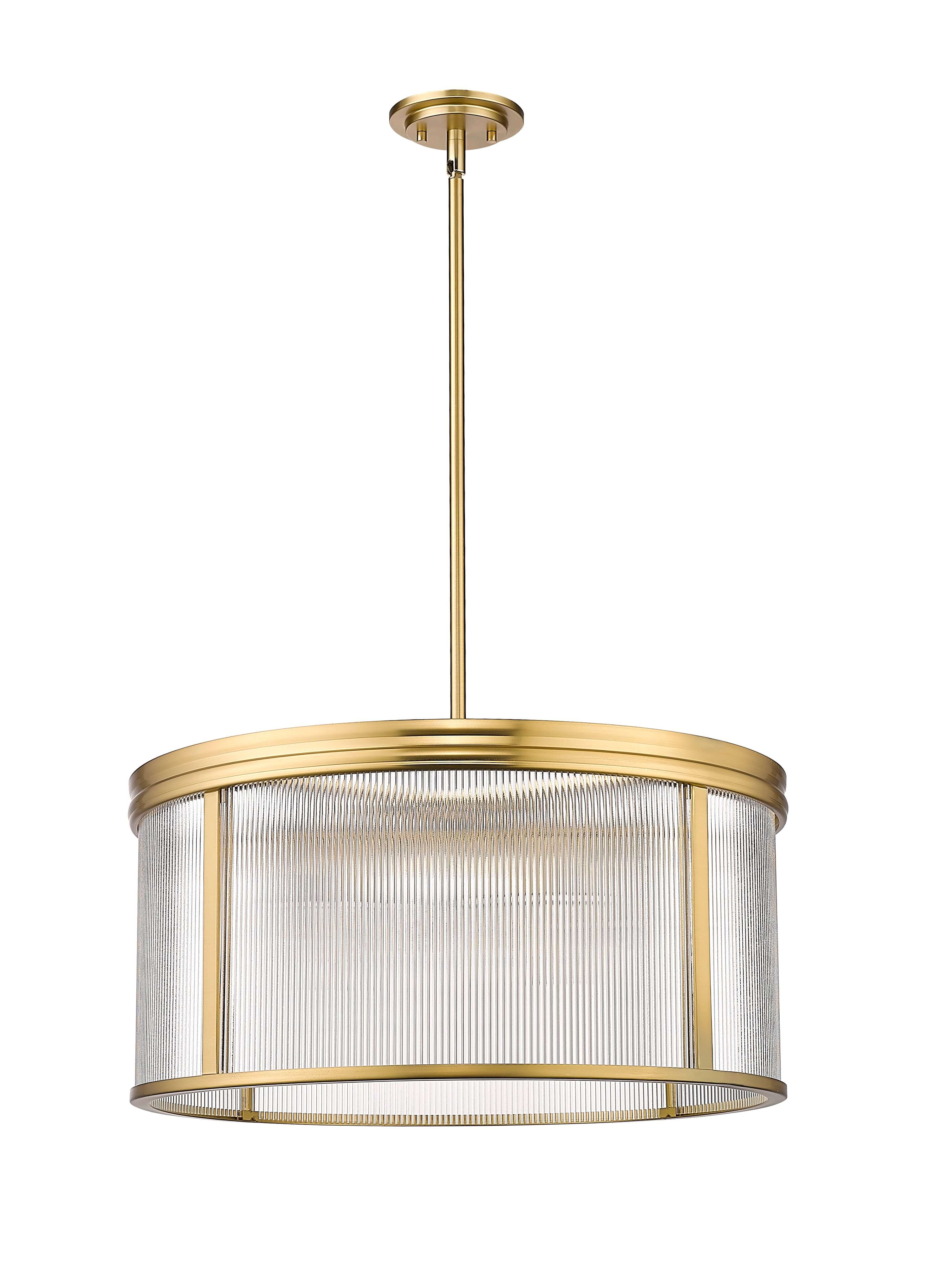 Carnaby 6 Light Chandelier Modern Gold