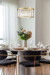 Carnaby 6 Light Chandelier Modern Gold