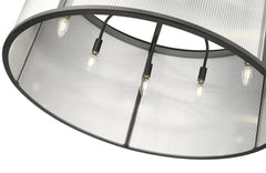 Carnaby 9 Light Chandelier Matte Black