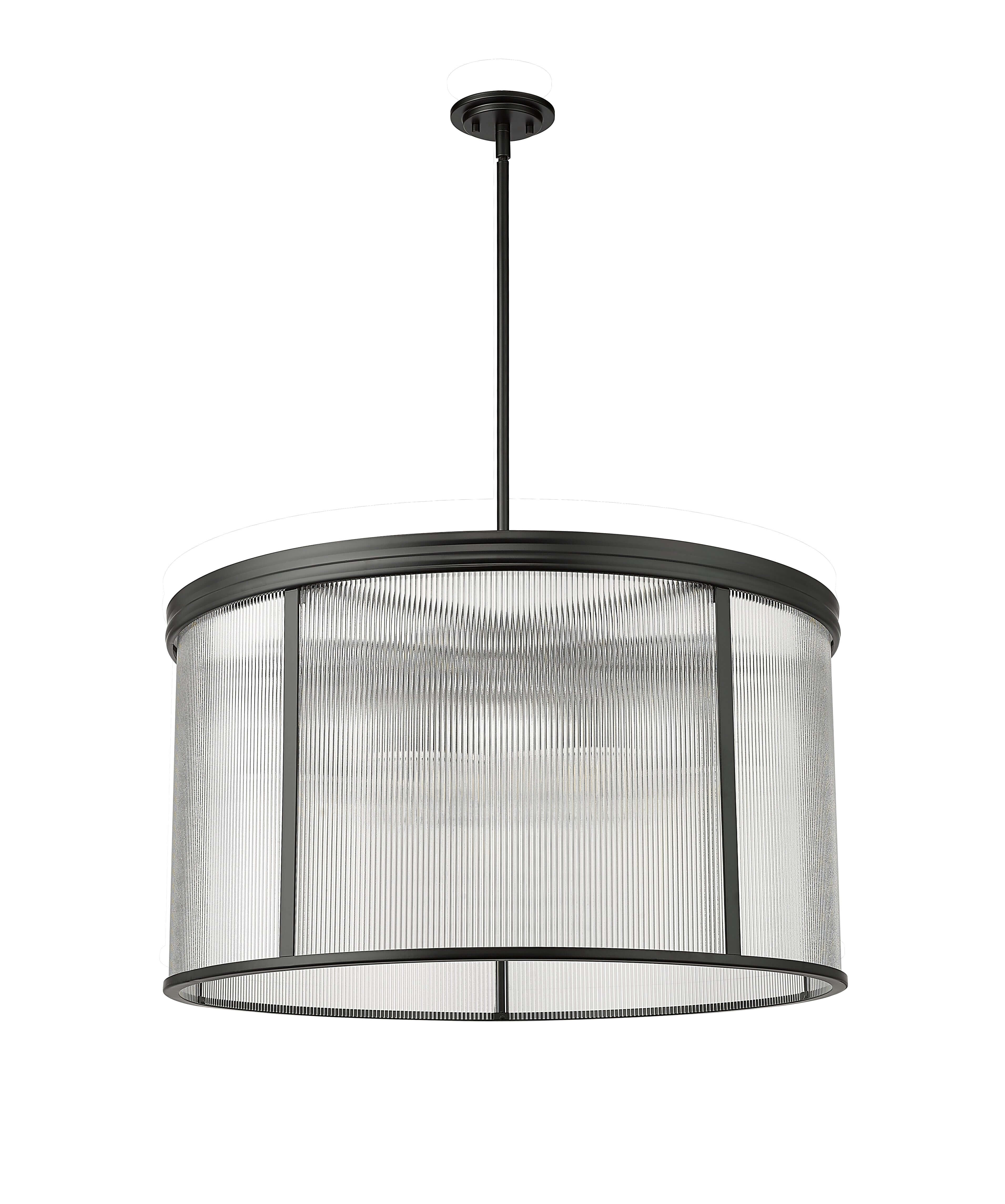 Carnaby 9 Light Chandelier Matte Black