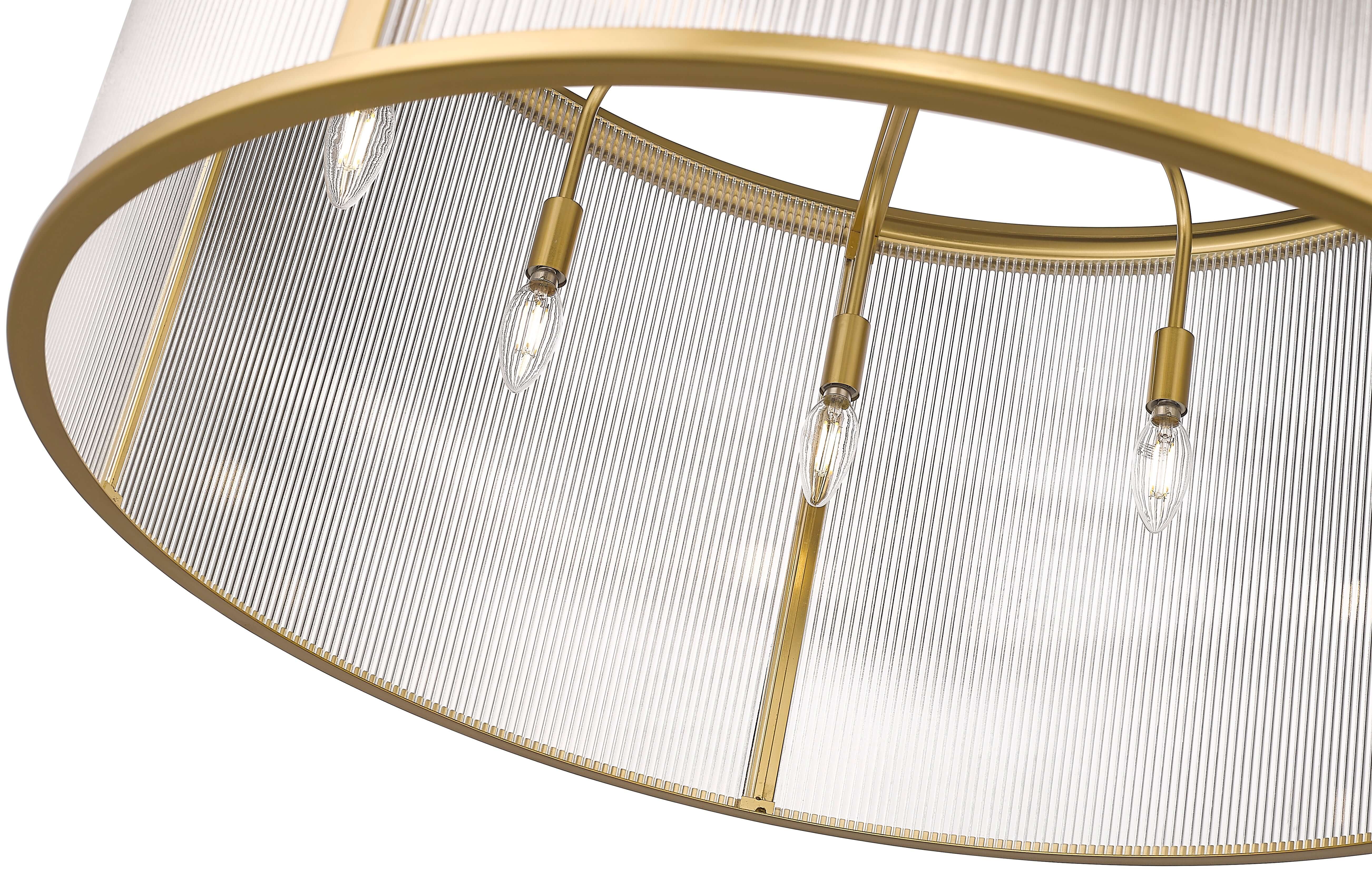 Carnaby 9 Light Chandelier Modern Gold