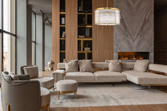 Carnaby 9 Light Chandelier Modern Gold