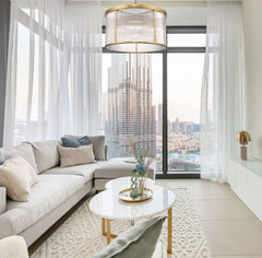 Carnaby 9 Light Chandelier Modern Gold