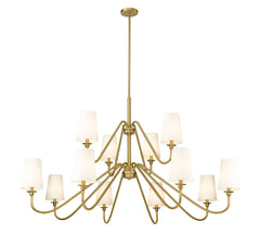 Gianna 12 Light Chandelier Modern Gold