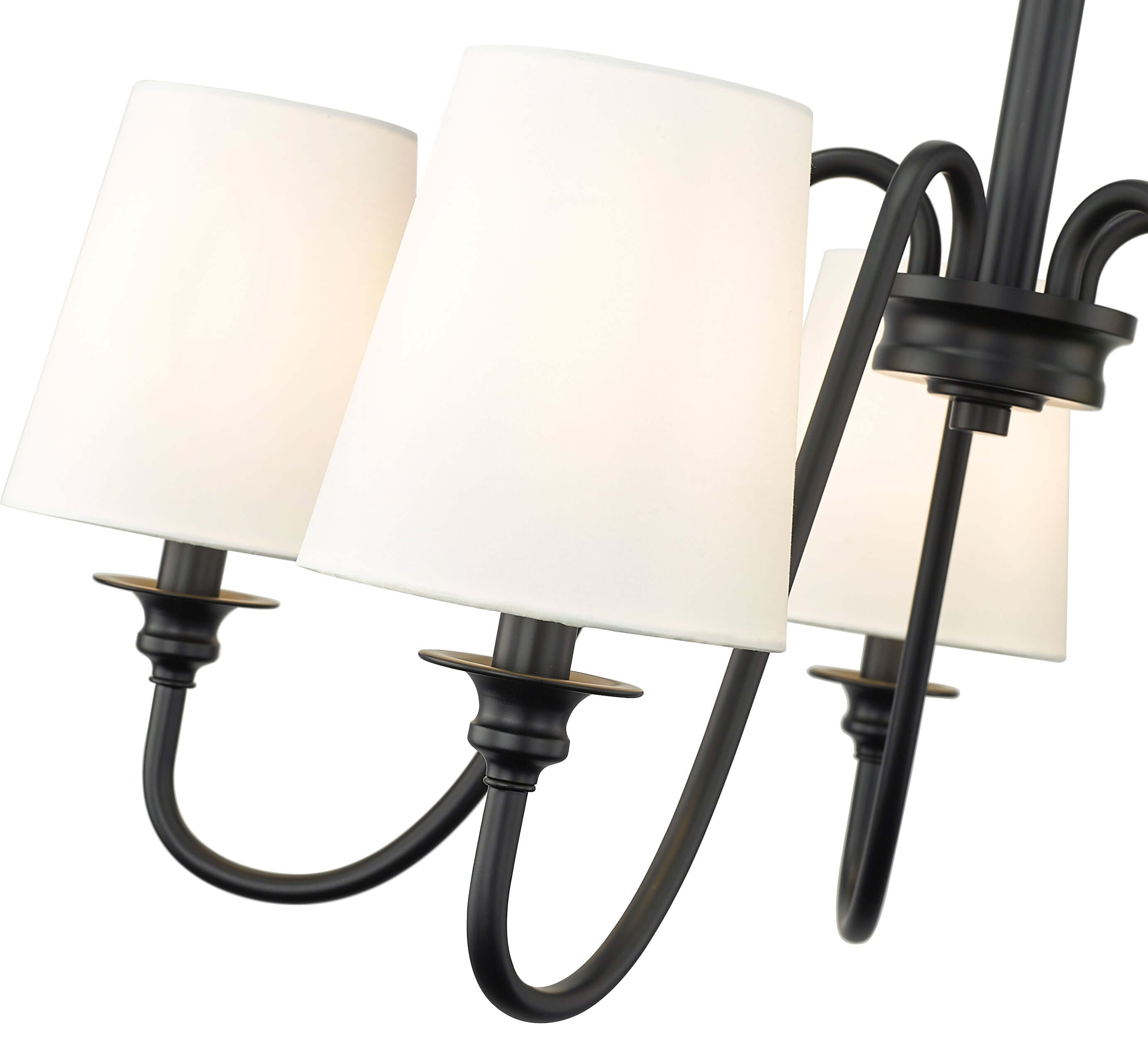 Gianna 5 Light Chandelier Matte Black