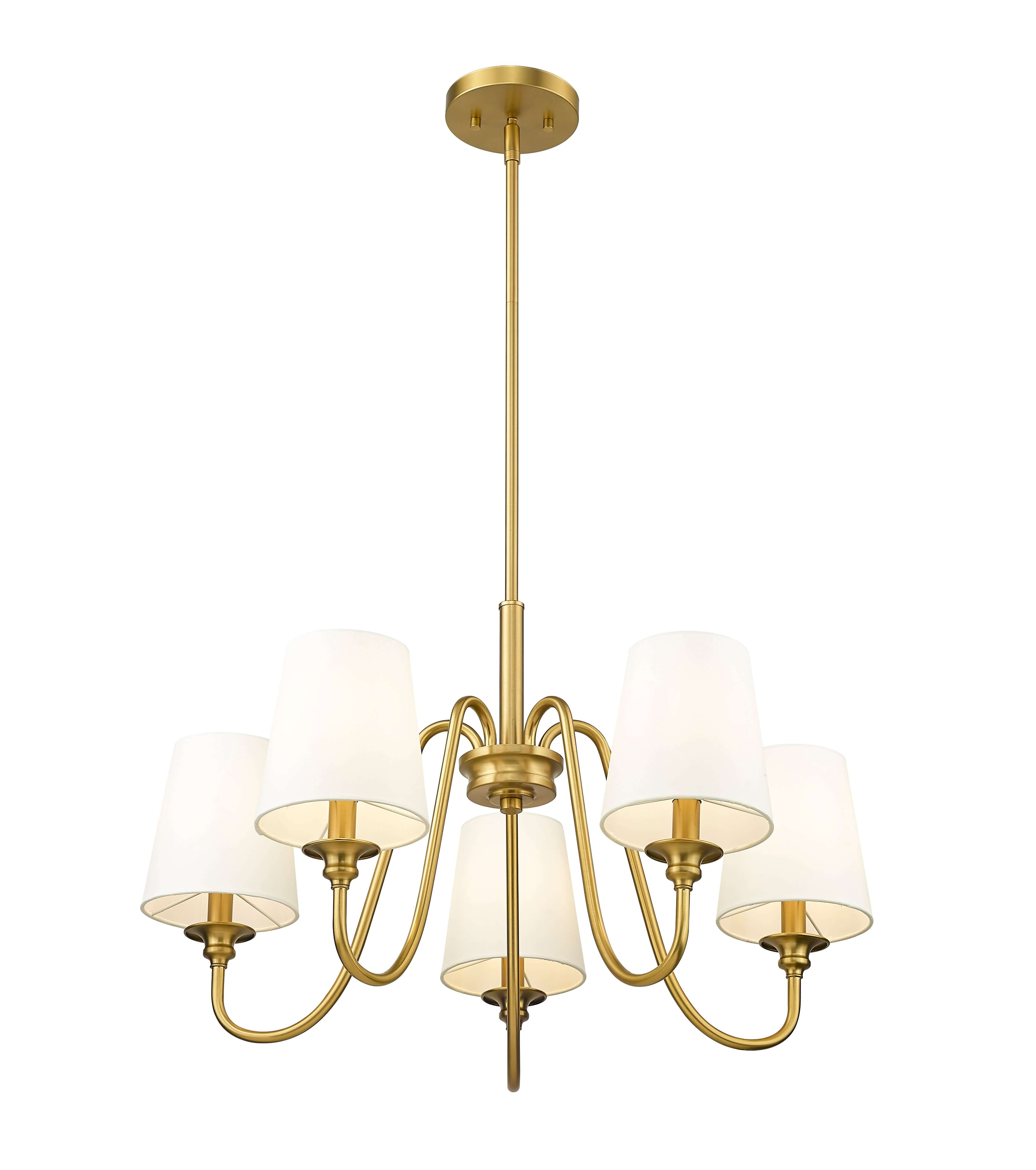 Gianna 5 Light Chandelier Modern Gold