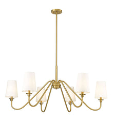 Gianna 6 Light Chandelier Modern Gold