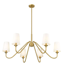 Gianna 6 Light Chandelier Modern Gold