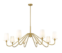 Gianna 8 Light Chandelier Modern Gold