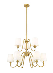 Gianna 9 Light Chandelier Modern Gold