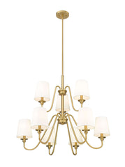 Gianna 9 Light Chandelier Modern Gold