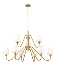 Gianna 9 Light Chandelier Modern Gold