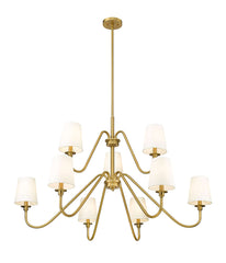 Gianna 9 Light Chandelier Modern Gold