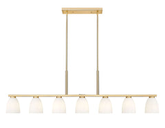 Naya 7 Light Linear Chandelier Modern Gold