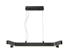 Arcano LED 1 Light Linear Chandelier Matte Black