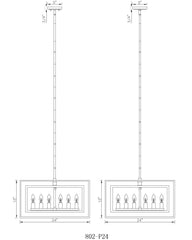 Infinity 12 Light Chandelier Misty Charcoal