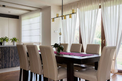 Calumet GU10 5 Light Linear Chandelier Matte Black + Olde Brass