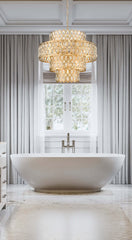 Dealey 13 Light Chandelier Heirloom Brass