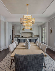 Dealey 13 Light Chandelier Heirloom Brass