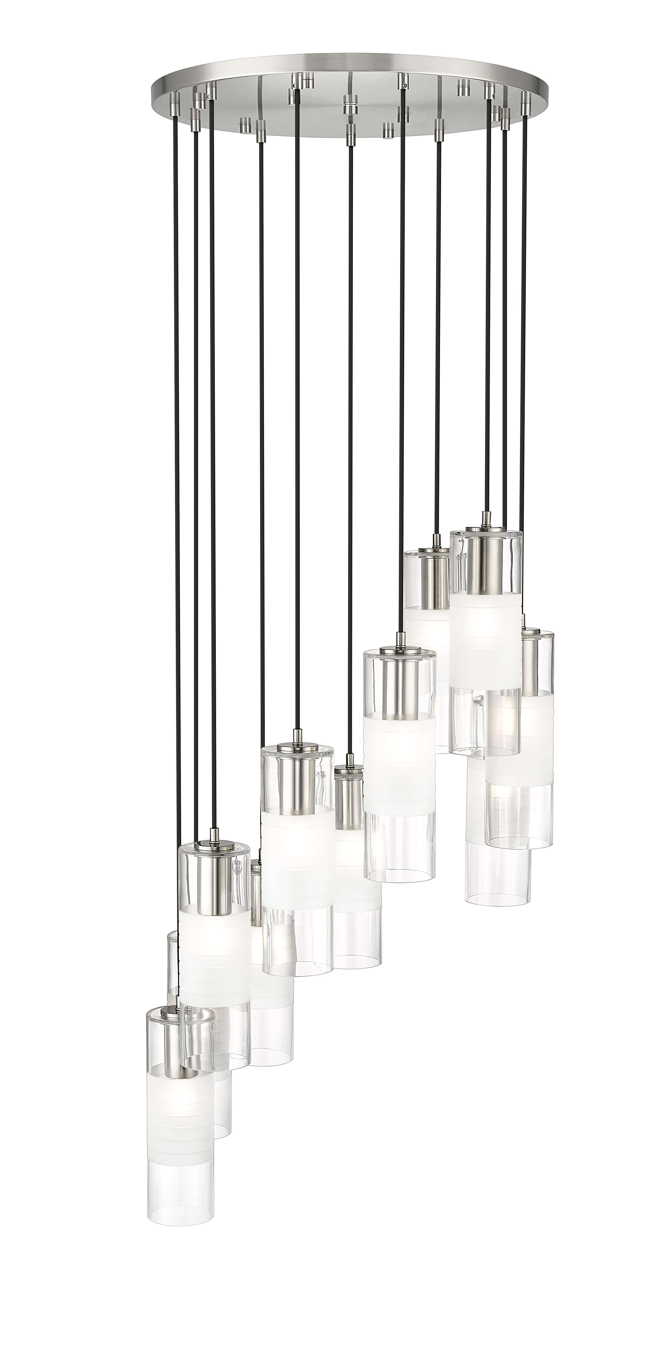 Alton 11 Light Chandelier Brushed Nickel