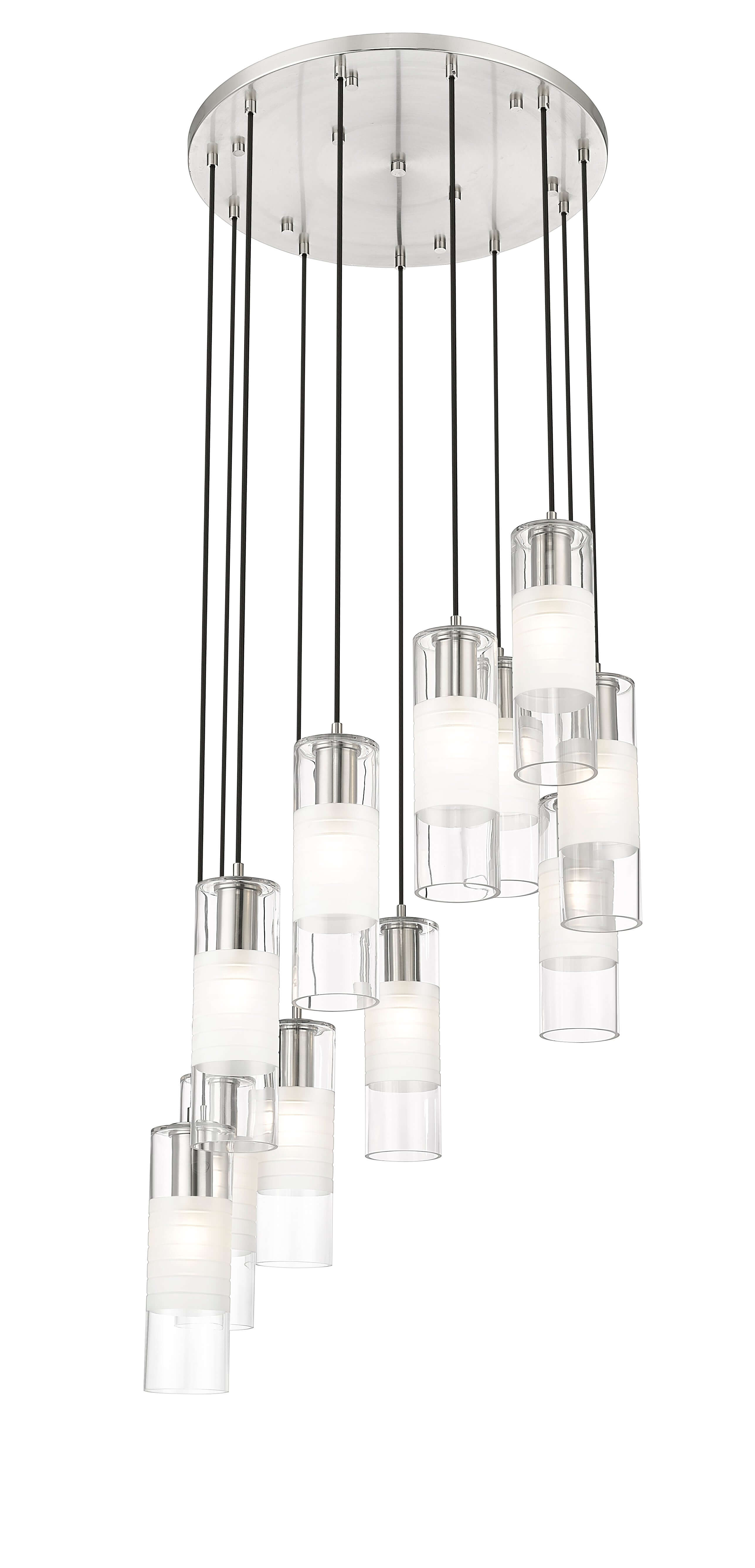 Alton 11 Light Chandelier Brushed Nickel
