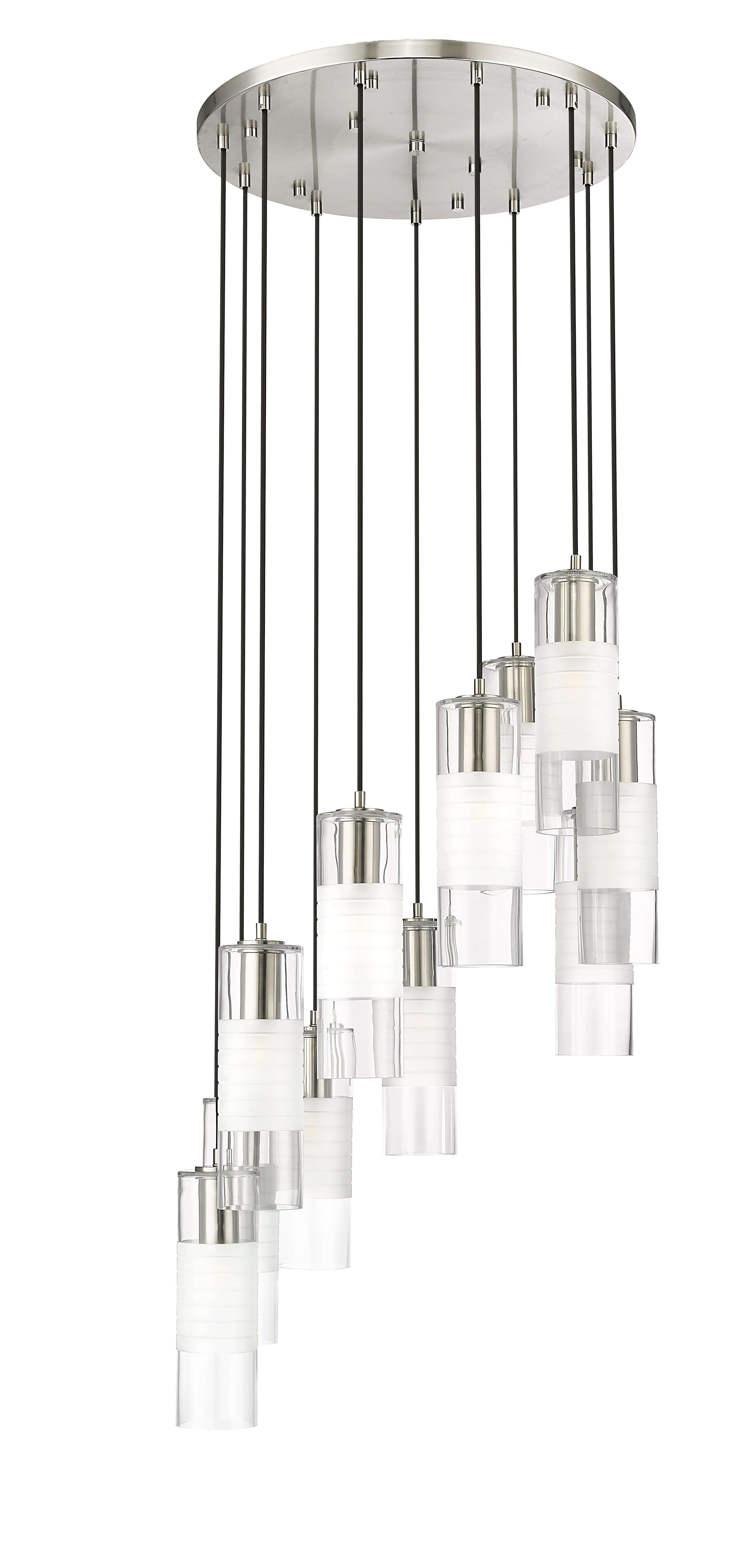 Alton 11 Light Chandelier Brushed Nickel