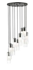 Alton 11 Light Chandelier Matte Black