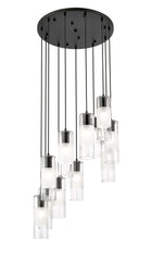 Alton 11 Light Chandelier Matte Black