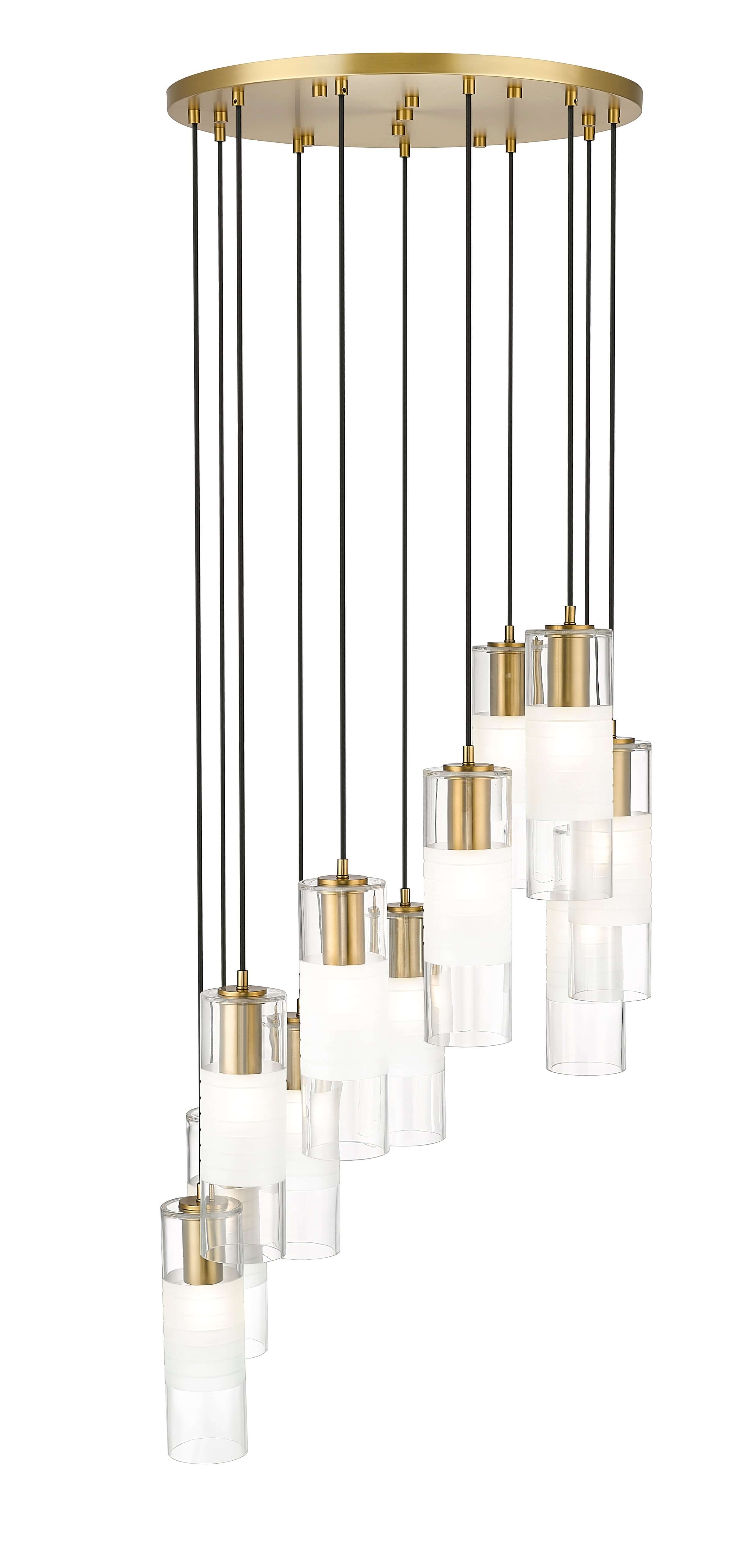 Alton 11 Light Chandelier Modern Gold