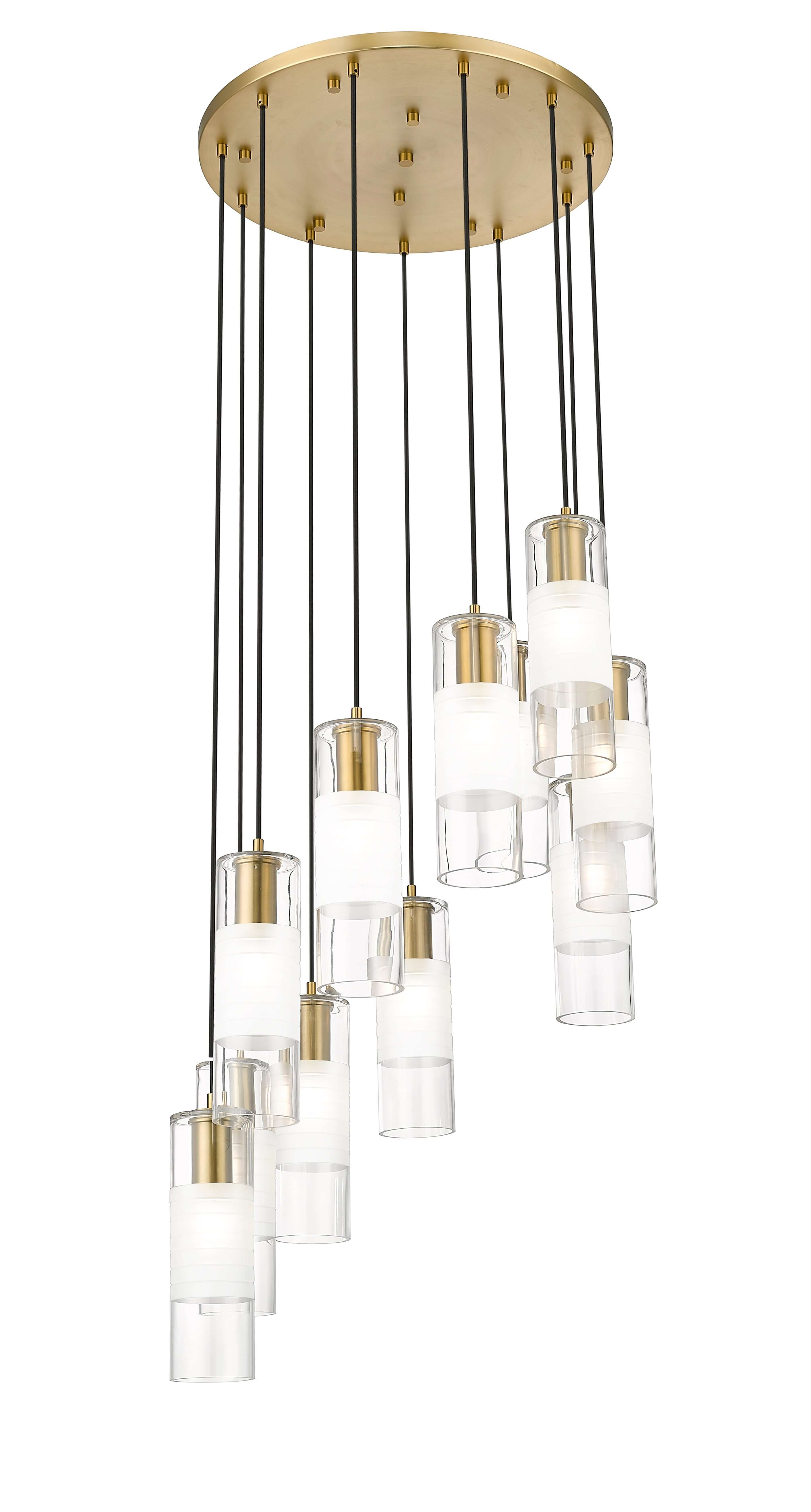 Alton 11 Light Chandelier Modern Gold