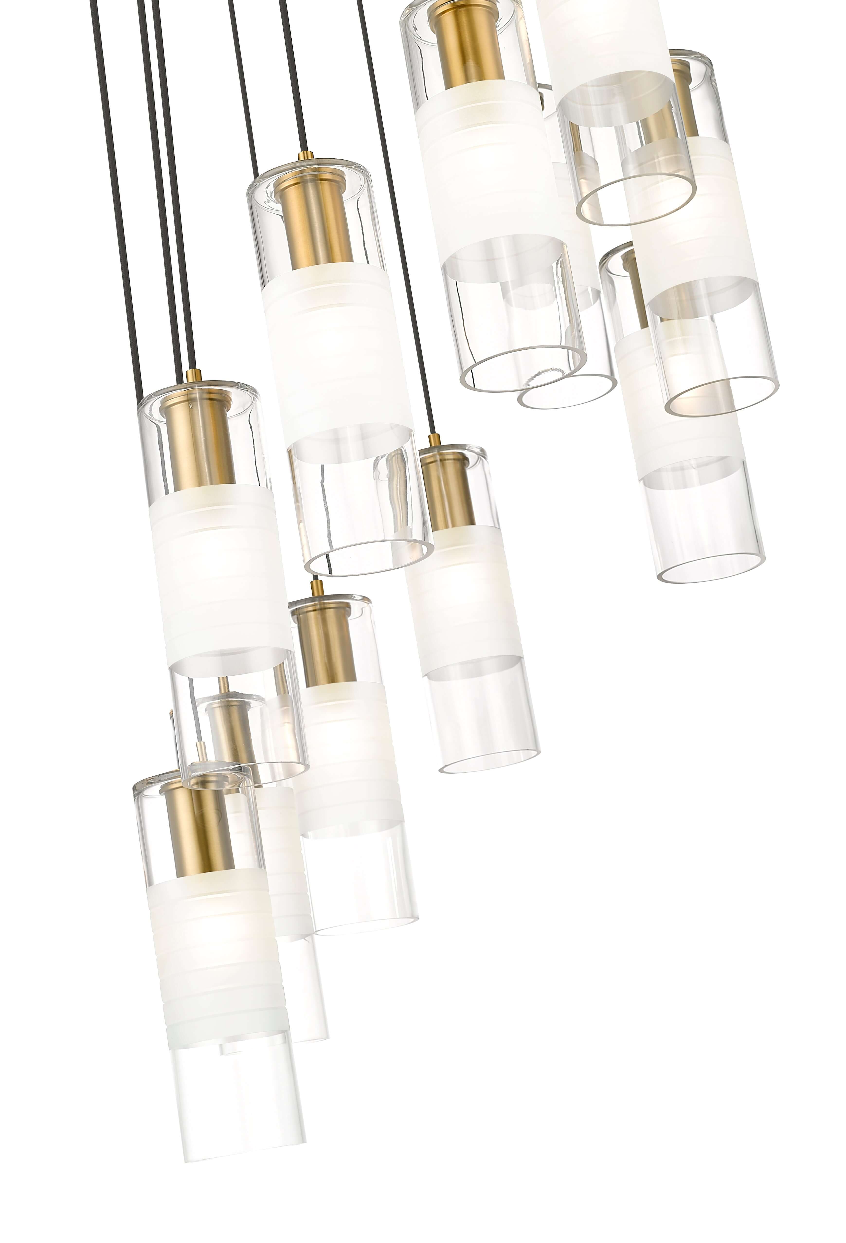 Alton 11 Light Chandelier Modern Gold