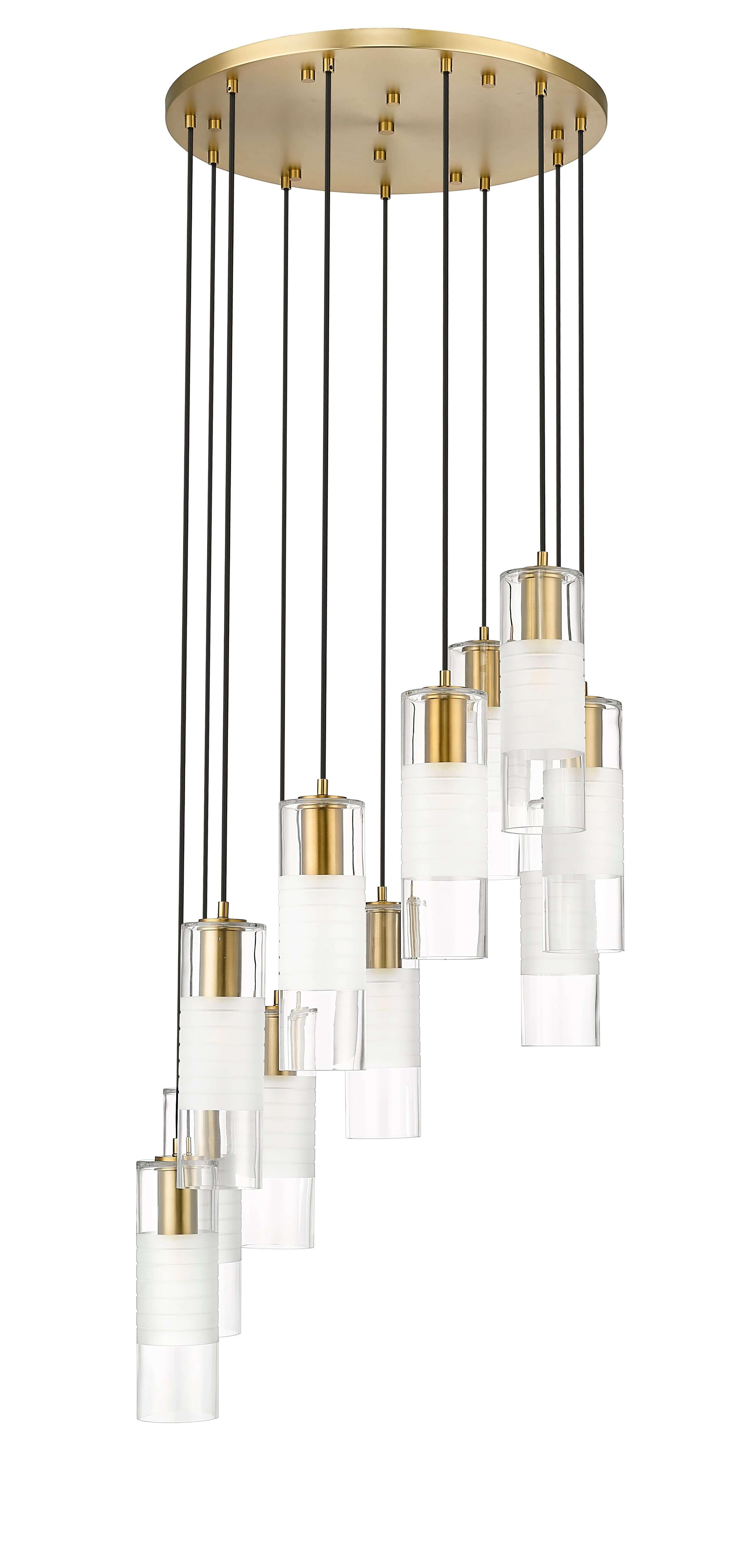 Alton 11 Light Chandelier Modern Gold